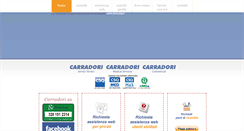 Desktop Screenshot of carradori.it